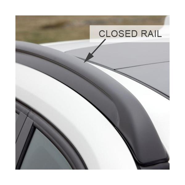 Nordrive Quadra black steel square Roof Bars for Renault KOLEOS II 2016 Onwards, with Solid Roof Rails