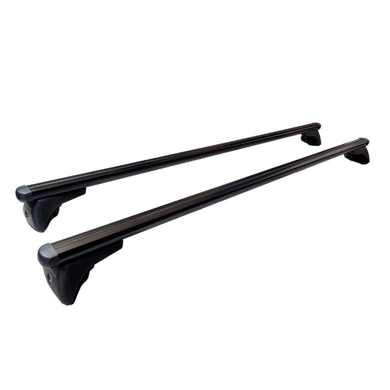 Nordrive Helio black aluminium aero Roof Bars for BMW 3 Series Touring (G1), 2019 Onwards, with Solid Roof Rails