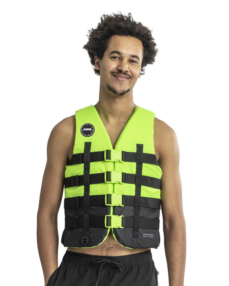 JOBE Adult 4 Buckle Vest - Lime Green - Size S