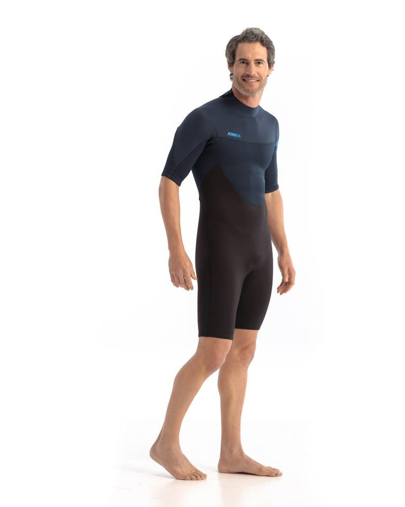 JOBE Perth Shorty 3|2mm Short Sleeve Men's Wetsuit - Blue - Size M