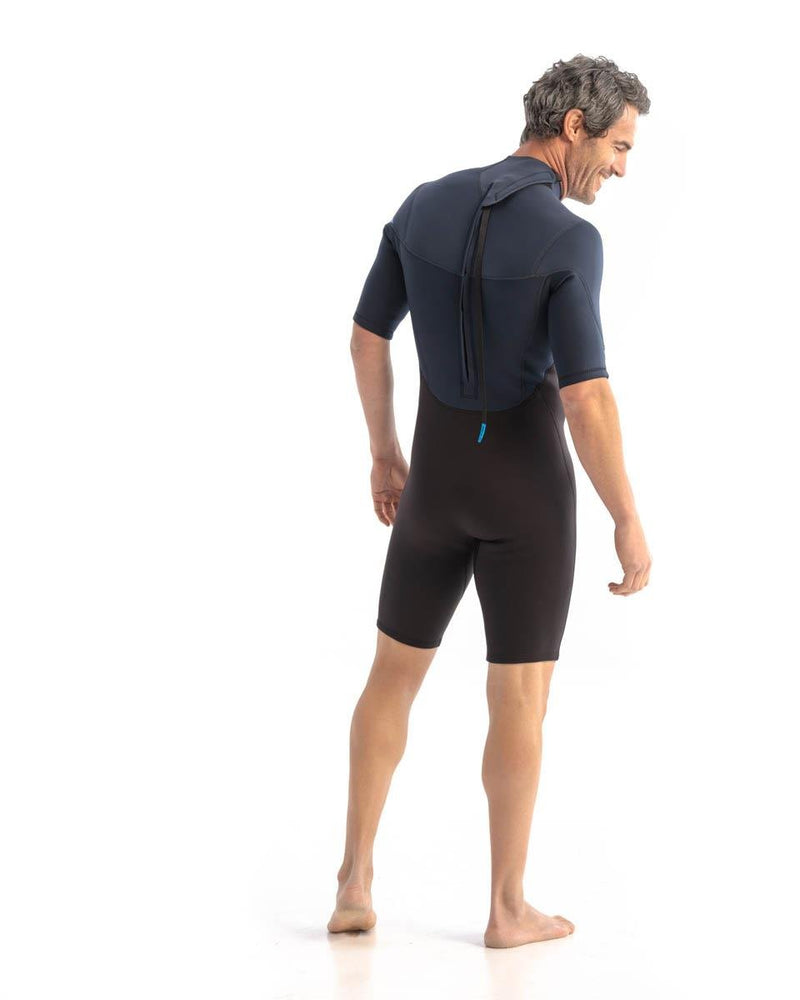 JOBE Perth Shorty 3|2mm Short Sleeve Men's Wetsuit - Blue - Size XL