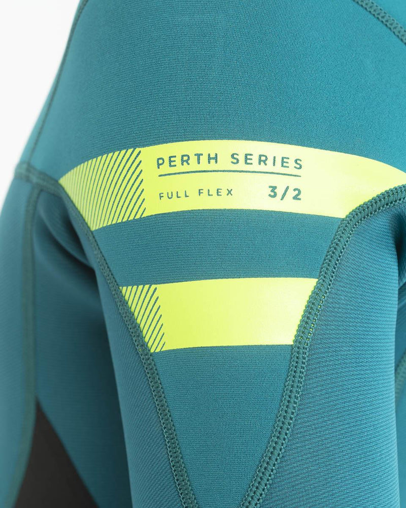 JOBE Perth Shorty 3|2mm Short Sleeve Men's Wetsuit - Teal - Size L