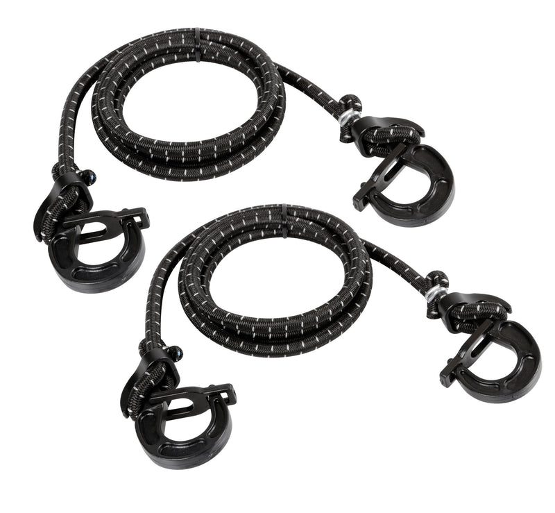 uni-Flex, pair of size adjustable stretch-cords with safety locks