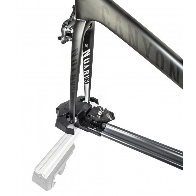 Peruzzo Pure Instinct black roof mounted bike rack (fork holder) - 1 bike