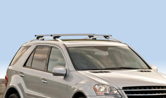 Nordrive Alumia silver aluminium aero Roof Bars for Great Wall Hover H6  2014-2016, With Raised Roof Rails