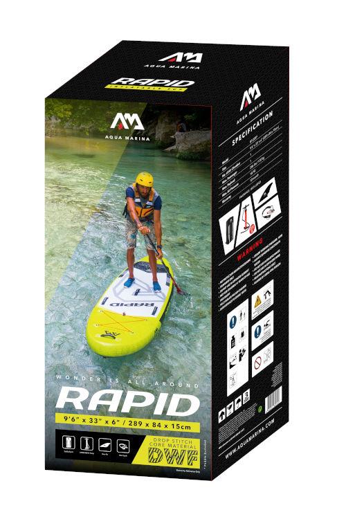 Aqua Marina Rapid 9'6" Wave Surf SUP Paddle Board