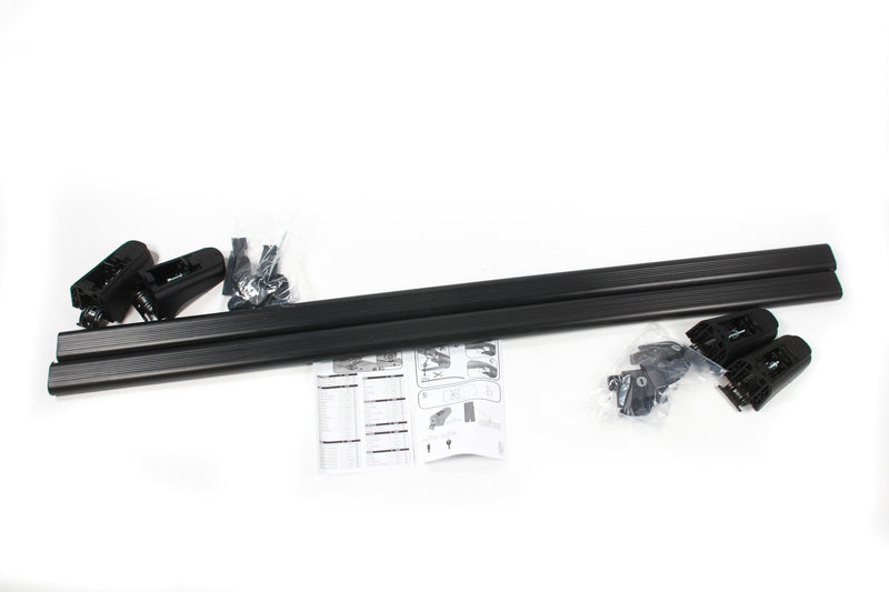 Complete G3 Steel Roof Bar System for cars with integrated solid rails - Nissan QASHQAI III 2021 Onwards