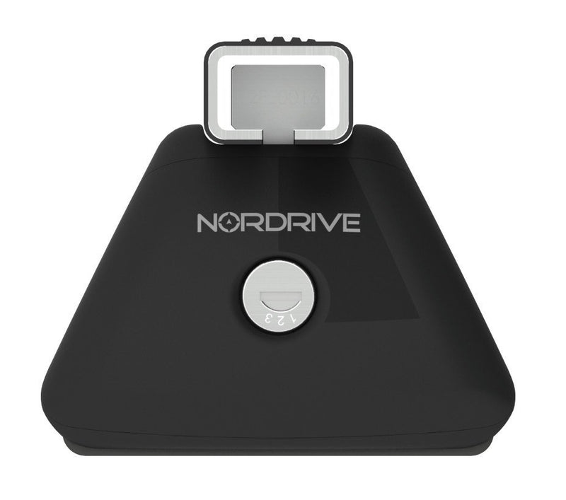 Nordrive Quadra black steel square Roof Bars for Kia NIRO VAN 2016 Onwards