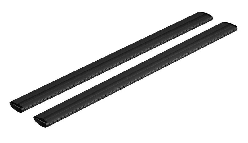 Nordrive Silenzio Black aluminium wing Roof Bars for BMW 3 Series Touring 2019 Onwards, with Solid Roof Rails