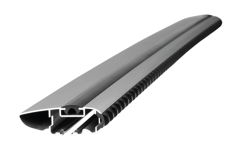 Nordrive Silenzio silver aluminium wing Roof Bars for BMW X7 (G07), 2019 Onwards, With Raised Roof Rails