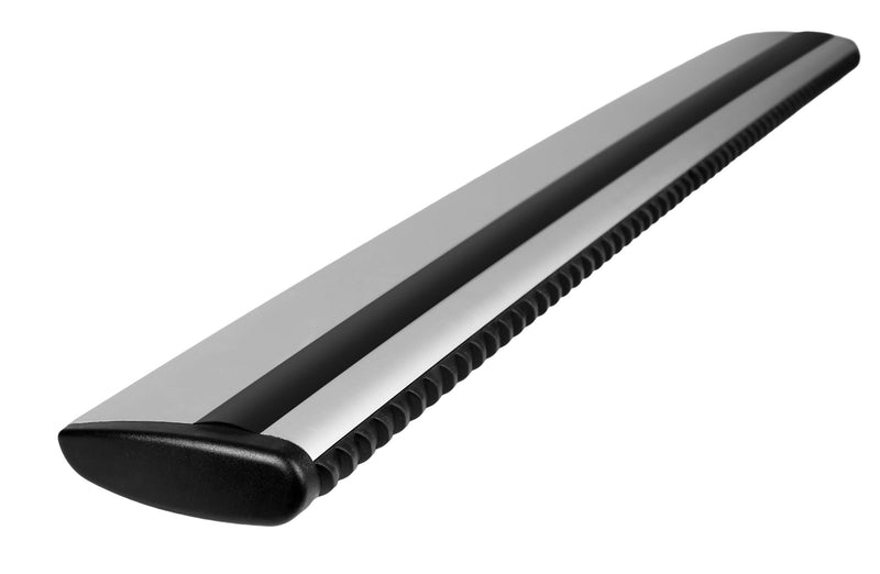 Nordrive Silenzio silver aluminium wing Roof Bars for Jeep Grand Cherokee III 2005-2010 With Raised Roof Rails