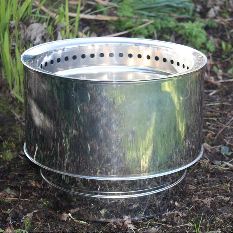 MIDOS Phoenix Portable Firepit - 30cm Stainless Steel