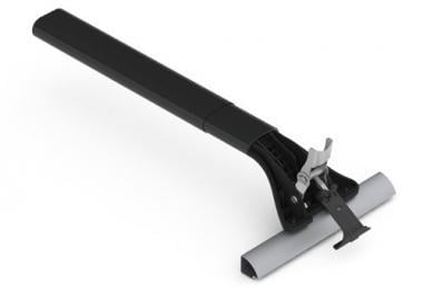 Nordrive Snap black steel aero  Roof Bars for Seat LEON ST Box Body / Estate 2013 Onwards, With Solid Roof Rails