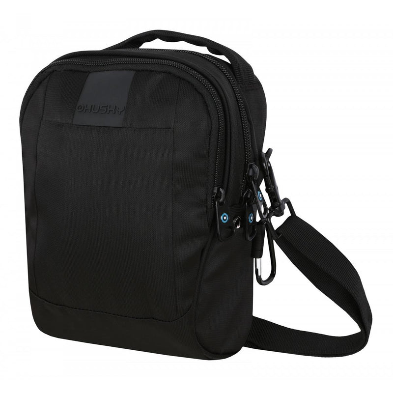 Husky Merk Flight Travel Bag - Ideal for Essentials - 3.5L - Black